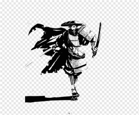 Samurai Art Drawing Japan Rōnin samurai monochrome fictional