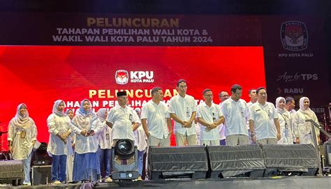 Berlangsung Meriah KPU Kota Palu Resmi Luncurkan Tahapan Pilkada 2024