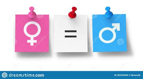 Gender Equality And Sexual Equality Concept Stock Illustration Illustration Of Disparity