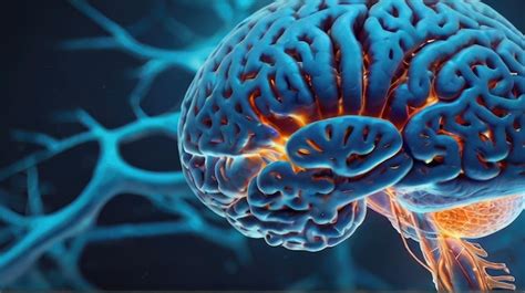 premium photo  brain   red brain   brain