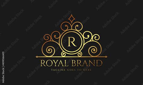 Modern Luxury Logo Royal Logo Luxury Logo Design Template Stock Vector