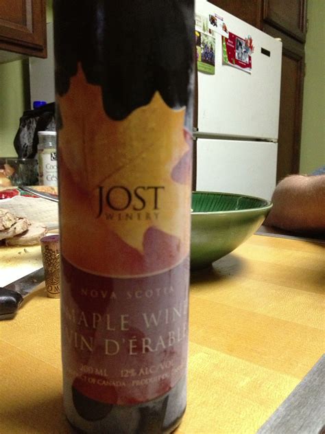 Maple Wine - Jost Winery Nova Scotia - YUMMY $14.99/bottle--- just ...