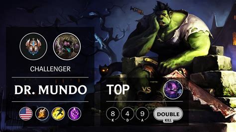 Dr Mundo Top Vs Kennen Na Challenger Patch Youtube