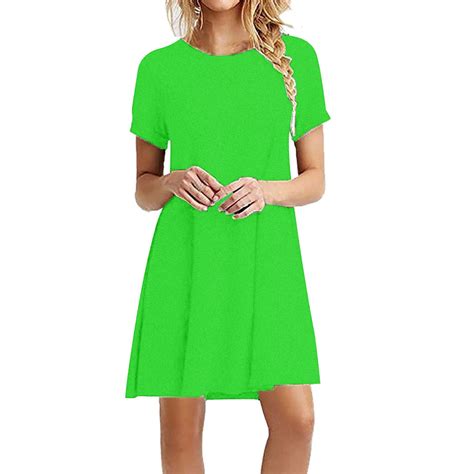 Fhsagq Womens Plus Strapless Maxi Dress Women Summer Short Sleeved