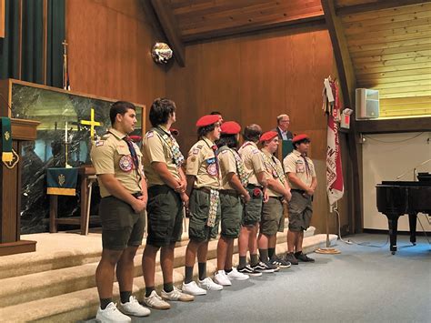 7 Troop 66 Scouts Soar As Eagles Cranston Herald