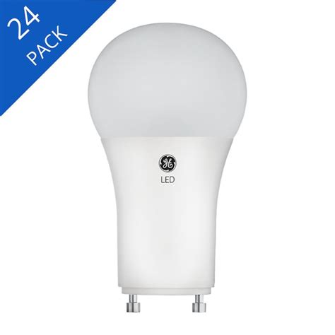 Ge Classic 60 Watt Eq A19 Daylight Gu24 Pin Base Dimmable Led Light Bulb 24 Pack At