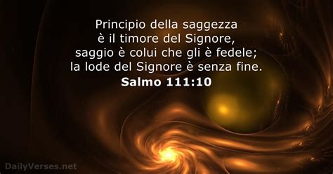 Salmo 111 10 Versetto Della Bibbia DailyVerses Net