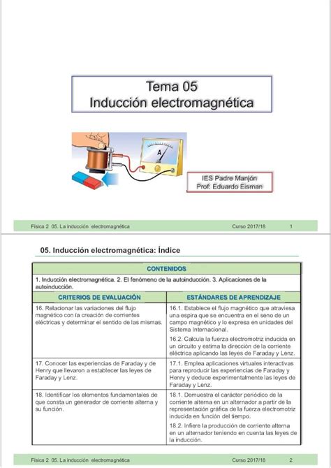 Pdf Tema Inducci N Electromagn Tica Calcula La