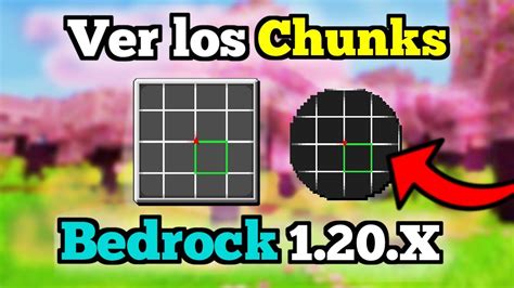 Como Ver CHUNKS En Minecraft PE 1 20 X Textura Para Ver Los CHUNKS