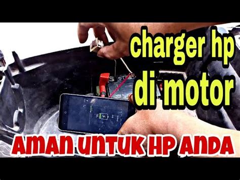 Cara Membuat Charger Hp Di Motor Yang Aman YouTube