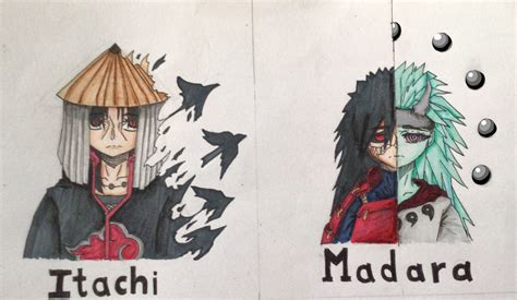 Itachi and Madara by AtlasAkatsuki on DeviantArt