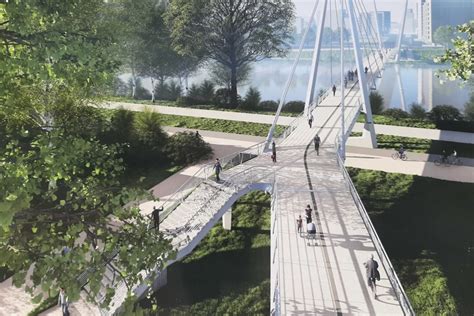 Cette passerelle aérienne va bientôt enjamber la Garonne et relier