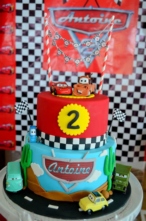 Pastel De Cars Pasteles De Cars Fiestas Infantiles Fiesta