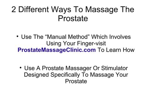 Learn Prostate Massage Or Prostate Milking In 30 Minutes Ppt