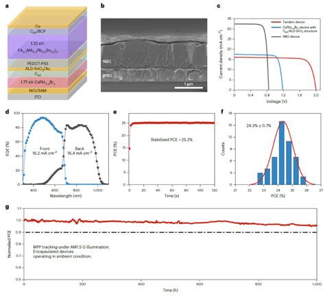 南京大学谭海仁最新Nat Energy效率达25 6 的无机宽带隙全钙钛矿叠层太阳能电池 巨力光电北京科技有限公司