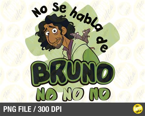 Encanto Bruno Png No Se Habla De Bruno Encanto Spanish Etsy