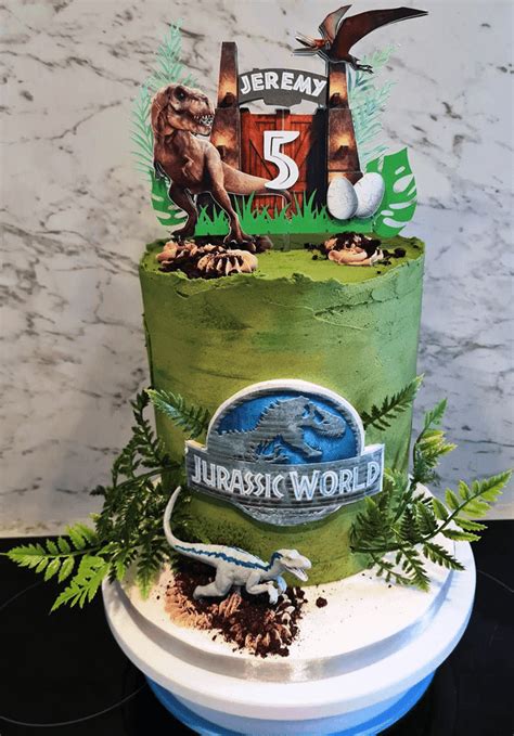 Jurassic Park Birthday Cake Ideas Images Pictures Birthday Party At