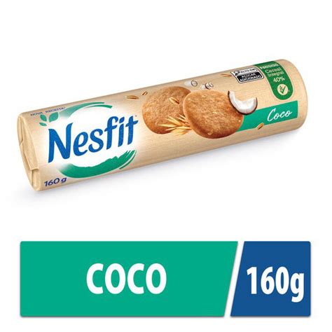 Biscoito Nesfit Coco NESTLÉ 160g