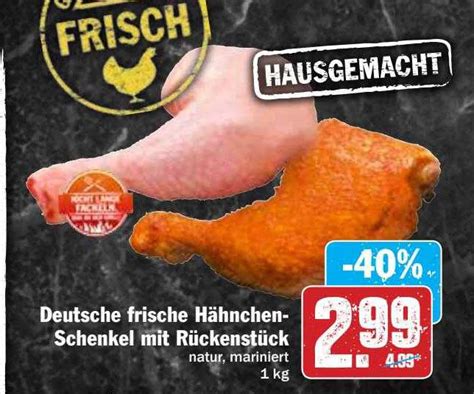 Deutsche Frische H Hnchen Schenkel Mit R Ckenst Ck Angebot Bei Hit