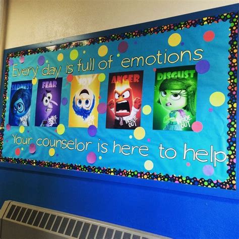 Inside Out Bulletin Board Counselor Bulletin Boards School Counseling Bulletin Boards School