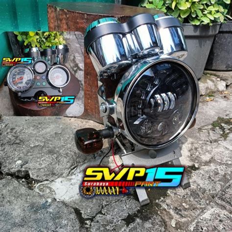 Jual Lampu Ninja Ss Set Lampu Daymaker Brecket Kupingan Spedometer Ss