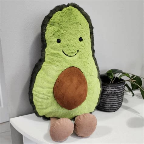 Jellycat Huge 21 Amuseable Avocado Plush With Tags Etsy