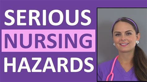 5 Nursing Job Hazards Every Nurse Should Know Youtube