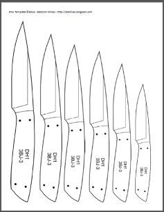 D Comeau Custom Knives DIY Knifemaker S Info Center Knife Patterns