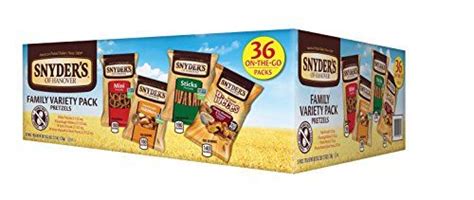 Snyder S Of Hanover Variety Pack Pretzels Individual Packs 4 Flavors