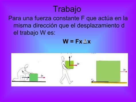 Trabajo Energ A Y Potencia Ppt