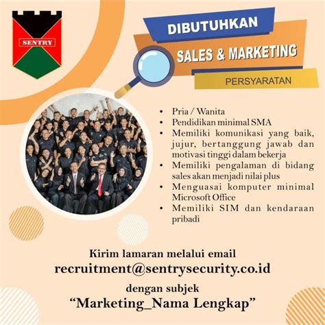 Lowongan Kerja Sales Marketing Di Sentinel Mitra Adiyaksa Lokerbandung Id