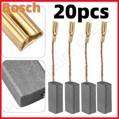 20Pcs Grinder Carbon Brush For Bosch Motor Angle Grinder 15mm X 8mm X