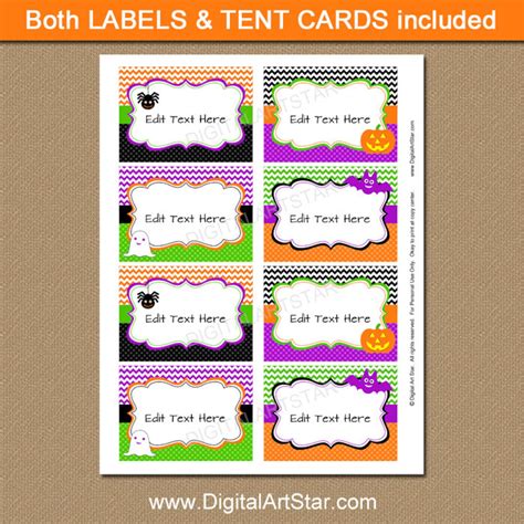 Halloween Name Tags Free Printable