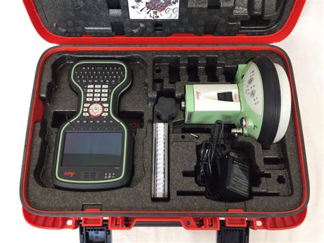 Leica Gs Professional Gps Gnss Rover Kit W Cs Captivate Data