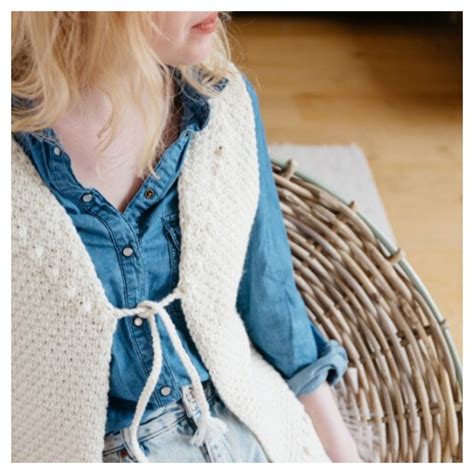 Kit Tricot Gilet Marcel En Laine Woolala