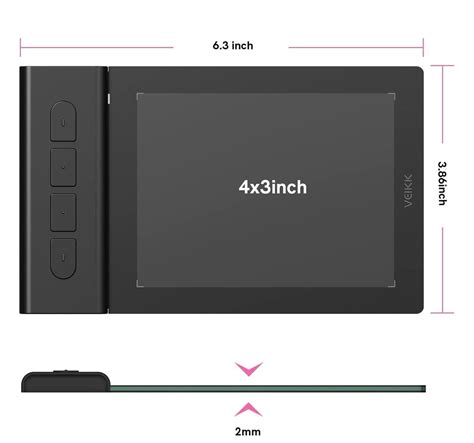 Veikk Vk Graphic Tablet Creator Pop