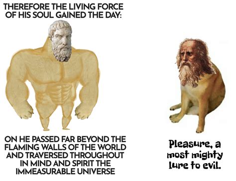 Swole Epicurus Vs Plato