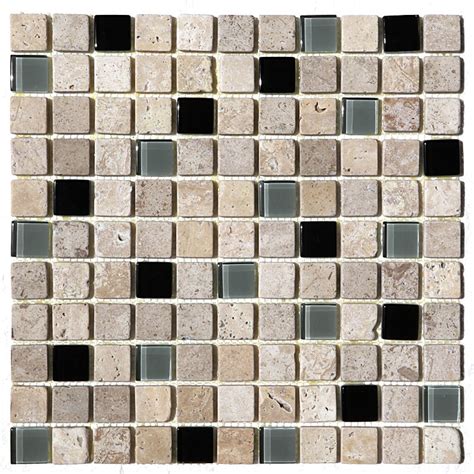 Cafe Noce 1x1 Glass Stone Blend Mosaic Tile Backsplash Tile USA