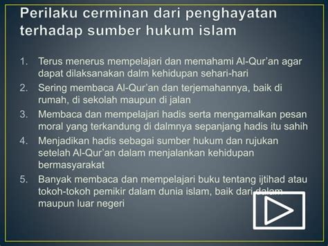 Sumber Hukum Islam PPT