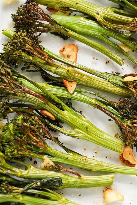 Roasted Tenderstem Broccoli With Garlic My Morning Mocha