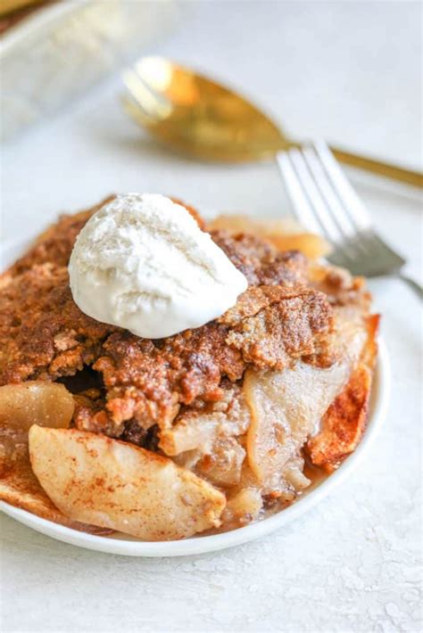 Healthy Apple Cobbler Recipe Erin Lives Whole