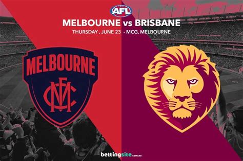 Melbourne Demons V Brisbane Lions AFL Tips Thursday 23 6 22