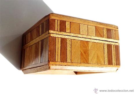 Caja De Madera Marqueter A X X Cm Comprar Cajas Antiguas Y