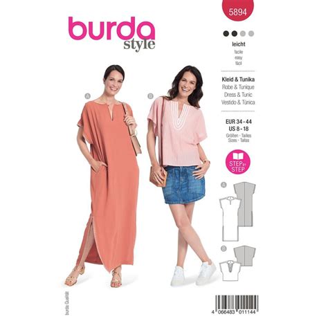 Patron Burda Longue Robe