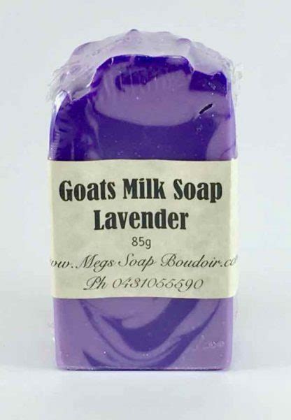 Lavender Goats Milk Soap Megs Soap Boudoir Handmade Australia