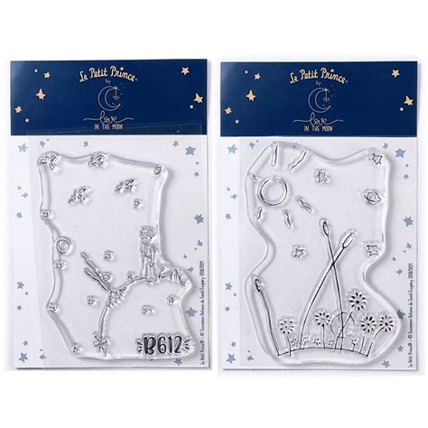 2 Tampons Transparents Le Petit Prince Paysages La Poste