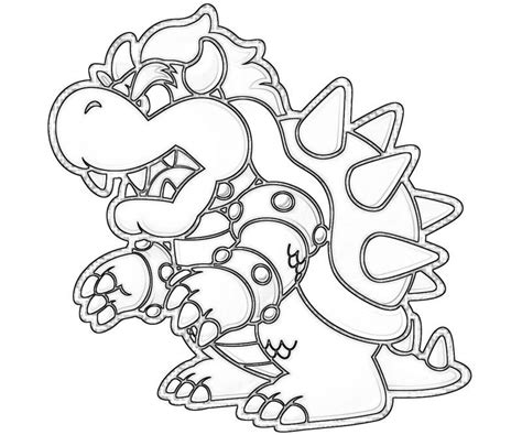 Bowser Coloring Pages Coloring Home