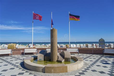 Beach Promenade in GrÃmitz Editorial Photography Image of