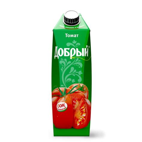 Сок Добрый томат 1л - купить с доставкой в Новосибирске и Барнауле ...