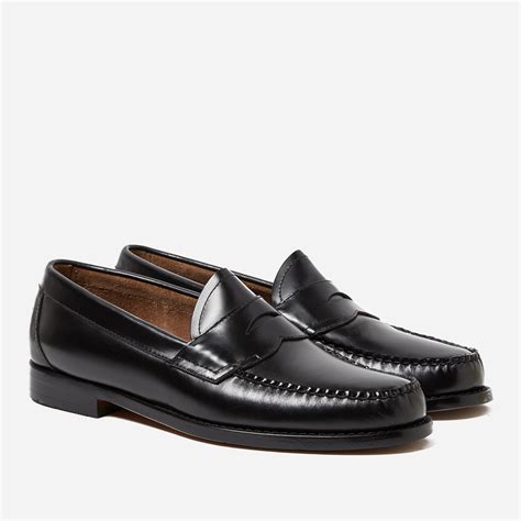 G H Bass Leather Bass Weejun Logan Penny Loafer In Black For Men Lyst